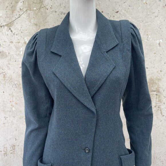 Emanuel Ungaro Parallele Forest Green Riding Jacket Made In Italy, Luxe S/M - Picture 6 of 6